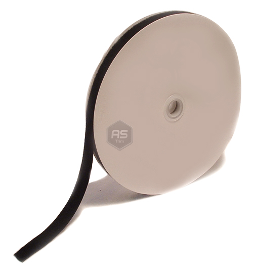 Black Sew On Velcro Hook 20mm x 25m