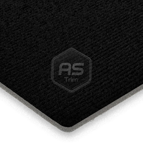 50m x 1.37m Oxford Black Brushed Foam-Backed Headlining HLB-404