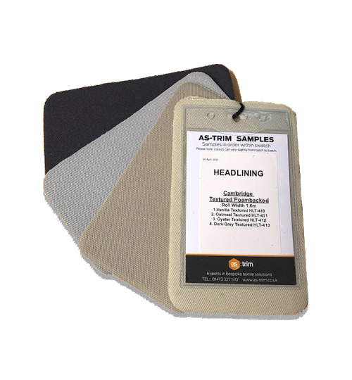 Cambridge Textured Foambacked Headlining Sample Swatch