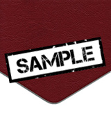 *Sample* JMS-S19 Smooth Grain Dark Red Vinyl