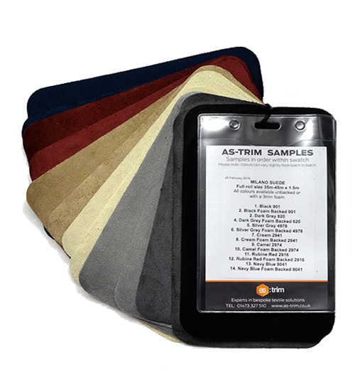 Milano 4 Way Stretch Suede Sample Swatch