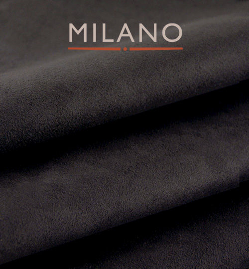 Milano Anthracite 742 Suede Per M x 1.5m Wide