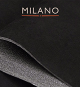 Milano+ Black 9002 *Foam Backed*