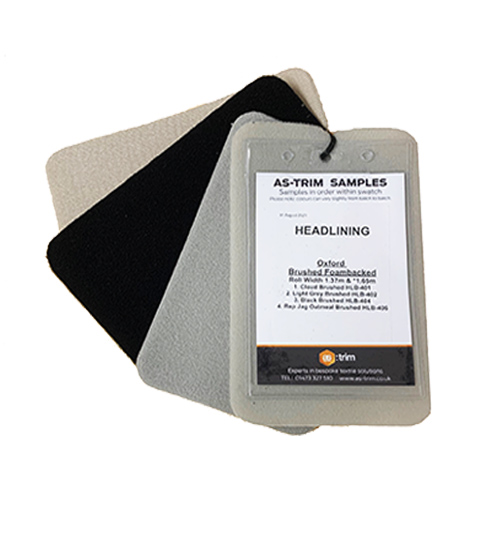 Oxford Brushed Foambacked Headlining Sample Swatch