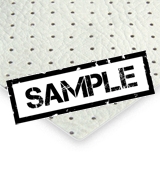 *Sample* Avantgarde White AG34-176 Perforated PVC Headlining