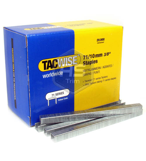 Tacwise 71 Series 10mm Staples 20,000 Box