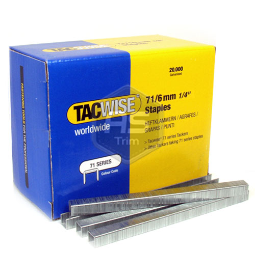 Tacwise 71 Series 6mm Staples 20,000 Box