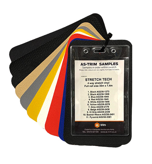 Stretch Tech 4 Way Vinyl Sample Swatch