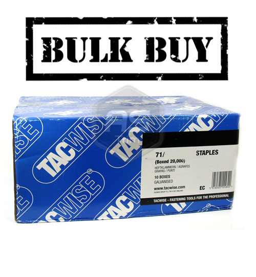 Tacwise 71 Series 8mm Staples 200,000 Carton