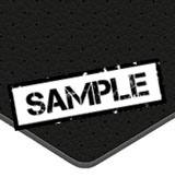 *Sample - Foam Backed* Thorpe Perforated Black VTH-2502 Vinyl