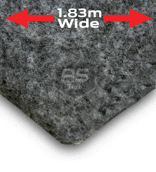 EW Trunkliner Grey Fleck Lining Carpet Per M x 1.83m