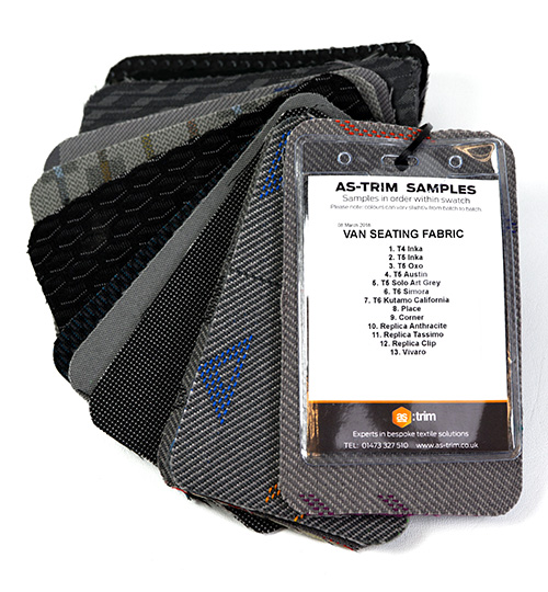 O.E.M VW Van Seating Fabric Sample Swatch