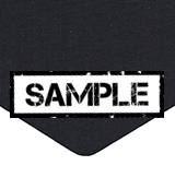 *Sample* Black Calico Canvas Fabric BC-1402